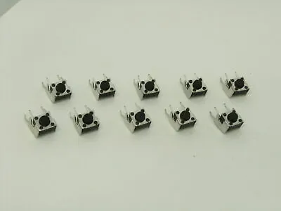 10x Pack Lot 6x6x5mm Push Touch Tactile Momentary Micro Button Switch 2+2 Pin 4P • $10.56