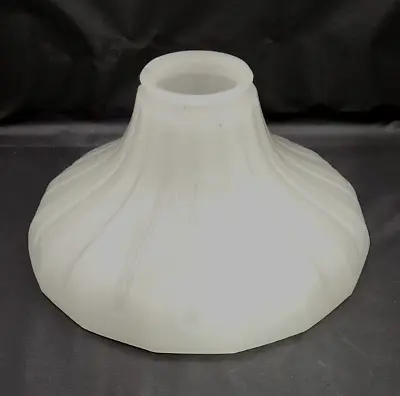 Vintage Clam Broth Glass Light Shade Ribbed 11 1/4  Wide • $15