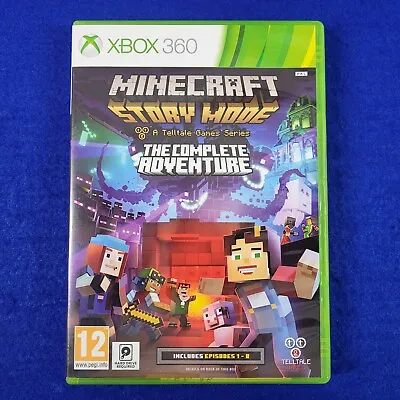 Xbox 360 MINECRAFT STORY MODE The Complete Adventure Game PAL UK Version • $54.99