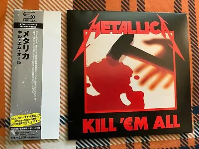 Metallica *Kill Em All *SHM-CD *JAPAN *OBI *NM/NM *2010 *Vertigo *UICY-94662 • $22.50
