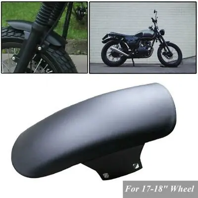 Cafe Racer Motorcycle Front Fender Splash Mud Dust Guard Mudguard 17''-18  Wheel • $34.47