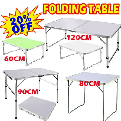 Heavy Duty Indoor Outdoor Portable Folding Picnic Party Dining Camping Table • £13.30