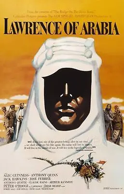 Lawrence Of Arabia Vintage Movie Poster Film A4 A3 Art Print Cinema #2 • £9.31