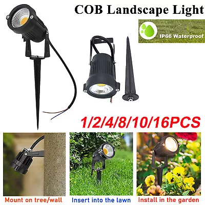 LOT LED Lawn Lamp Low Voltage DC12V Outdoor Landscape Light IP65 Waterproof Y2G8 • $10.69