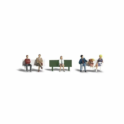 £23 • Buy OO/HO Gauge Bus Stop People (6) Woodland Scenics A1861