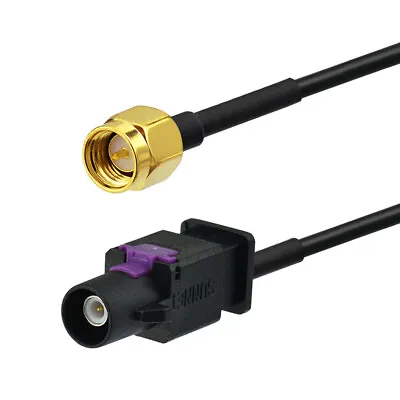 Car Stereo FM AM Radio Antenna Extension CableFakra A Male To SMA Male Cable 1m • $4.50