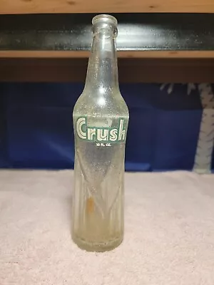 VINTAGE 10 FL OZ CRUSH BOTTLE!   E2733UXX • $12