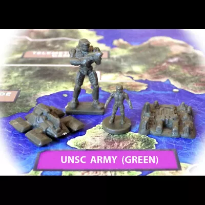 $24.79 • Buy 2012 Hasbro RISK Halo Legendary Edition UNSC ARMY Board Game Pieces NEW | Green