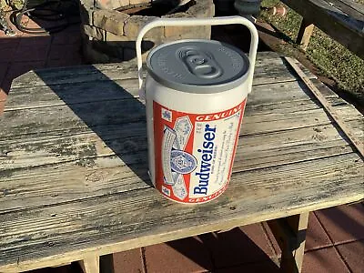 Vintage Budweiser Beer Can Kooler Kraft 13.5  Cooler 1998 Anheuser-Busch • $34.95