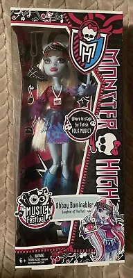 Monster High Abbey Bominable Music Festival (Original Release - May 2013) NIB • $60