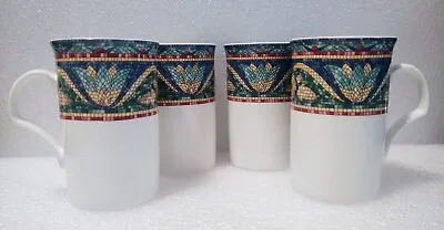 Mikasa SAN MARCO - CAPPUCCINO MUGS Mosaic 4 3/4  Set Of 4 • $59