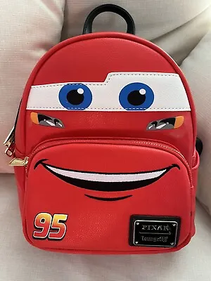 Loungefly Disney Pixar Cars Lightning McQueen Cosplay Mini Backpack Exclusive • £332.47