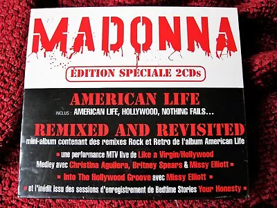 Madonna Sealed American Life & Remixed Revist Bloody Promo Box Set France Cd Lot • $85