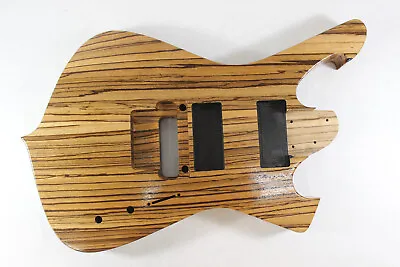 Zebrawood Fireman Guitar Body Fits Ibanez (tm) 7 String RG And UV Necks J1576 • $449.99