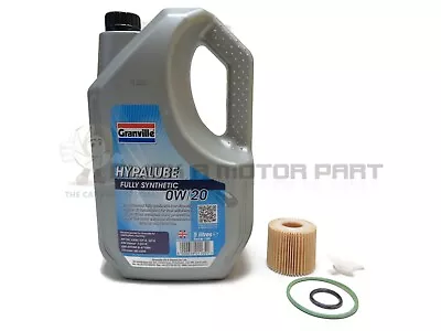£46.47 • Buy Oil Filter & 5L 0w20 Engine Oil For Toyota Auris 1.8 Hybrid (Paper Oil Filter)