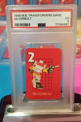 💥 SHORT PRINT 1986 SILVERBOLT 1st Card Rc PSA Graded RETIRED Transformers G1 💥 • $22.06