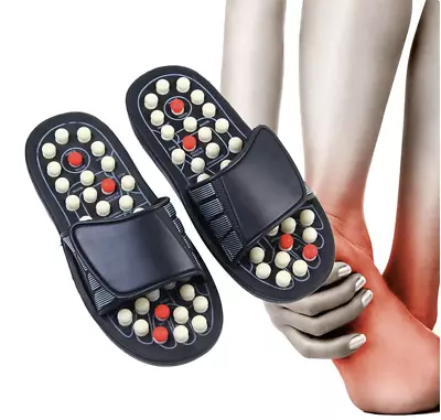 Acupuncture Massage Slippers Arthritis Fasciitis Relief Sandals Foot Massager • $6.51