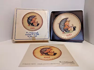 Vintage 1981 Hummel Annual Porcelain Plate In Box With Insert • $14