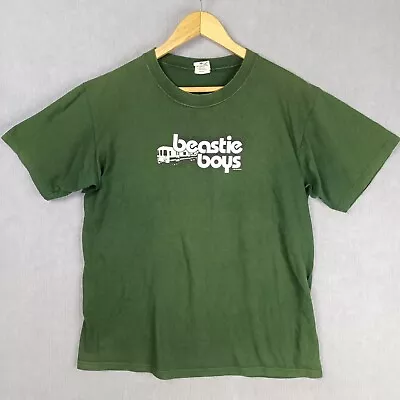 Anvil Beastie Boys Size Medium 2004 Band Concert Green T Shirt • $39.95