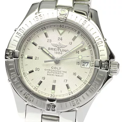 BREITLING Colt Ocean A17350 Date Silver Dial Automatic Men's Watch_811084 • $1880