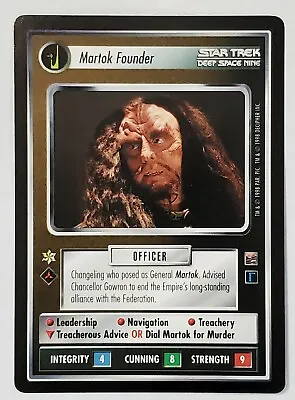 Star Trek CCG Dominion  - Martok Founder -  Dominion - Rare • $5.50