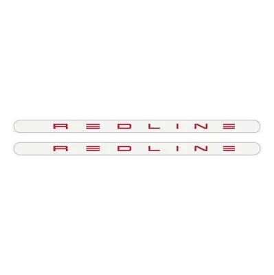 Redline Gen 4 White With Red Logo - Flight Crank Decal Set - Old School Bmx • $11