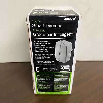 Jasco Smart Dimmer Z-wave 45702 Wirelessly Control Schedule And Dim Lights • $10