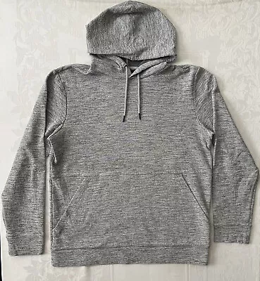 Marc Anthony Gray Hoodie Slim Fit Long Sleeve Men Size L Chest 48 Length 27 • $11.99