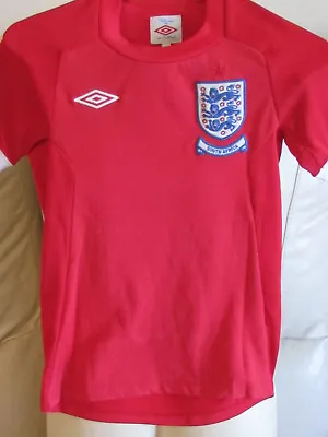 £14.99 • Buy England Red Away Shirt - 2010 World Cup South Africa - 134cm - Approx 26  