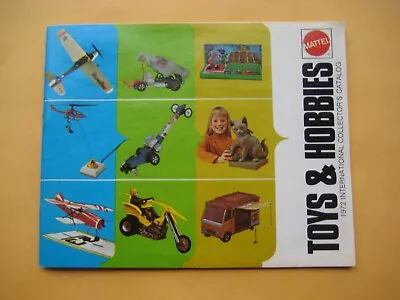 1972 Mattel Toys & Hobbies Catalog Hot Wheels/Big Jim/Sizzlers/Chopcycles • $9.99