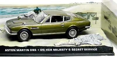 James Bond Aston Martin DB5 Majesty's Secret Service 1:43 Diecast (No Magazine) • $30