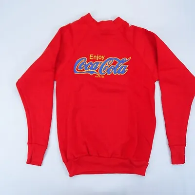 £24.31 • Buy Vintage Velva Sheen Coca Cola Crewneck Sweatshirt Youth M 10-12 USA 70s 80s