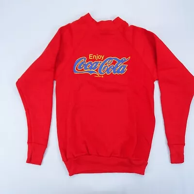 £24.31 • Buy Vintage Velva Sheen Coca Cola Crewneck Sweatshirt Youth M 10-12 USA 70s 80s