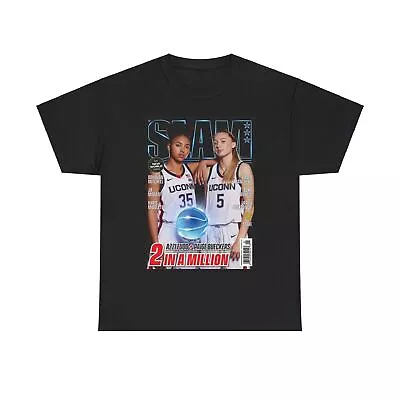 Paige Bueckers UConn Huskies WNBA Slam Cover Tee Shirt • $22.99