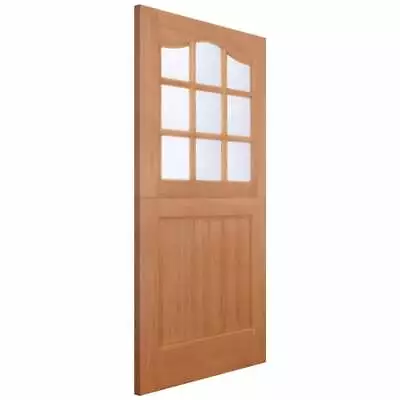 9 Lite Solid Pine Cottage Head Stable Door Solid Timber    Made To Measure • £520