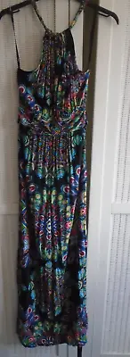 Size 10 Multi Print Maxi Dress By Dorothy Perkins • £6.99