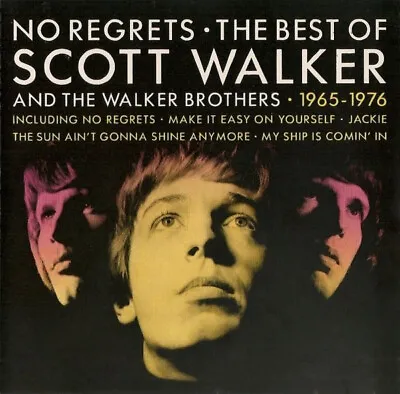 CD Album - No Regrets -  Best Of Scott Walker And The Walker Brothers - 1965-76 • £3.99