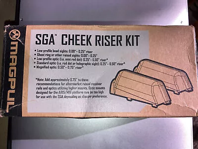 Magpul - MAG463 Hunter SGA Low Cheek Riser Kit  0.25  & 0.50  - NEW All Colors!  • $24.90