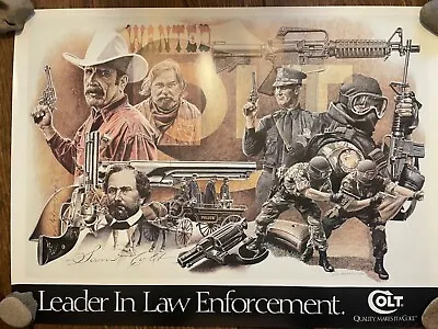 NOS Colt Firearm Advertisement Poster • $59.99