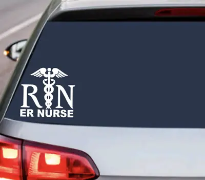 Ems Emt Medic Doctor Emergency Room Er Nurse Star Of Life Vinyl Decal Sticker • $7