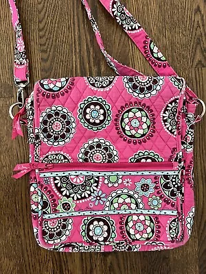 £32.18 • Buy Vera Bradley Petal Pink Cupcakes Circles Messenger Crossbody Bag