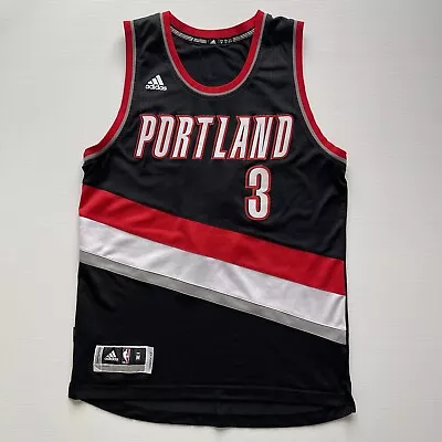 Portland Trail Blazers Jersey Adult Medium NBA Basketball 3 McCollum Adidas Mens • $39.95