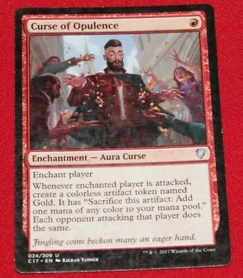 Magic The Gathering Curse Of Opulence Commander 2017 Used • $6