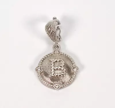 Judith Ripka Sterling Silver Charm Letter B • $75