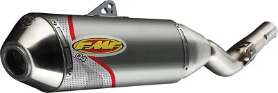$404.99 • Buy FMF Q4 Spark Arrestor Slip-On Exhaust Pipe Honda CRF450R 2005-2008 - [041255]