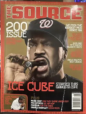 The Source Magazine 200th Issue Ice Cube Cover June 2006 • $25