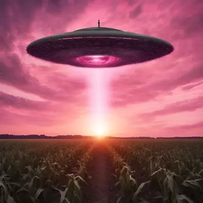 Alien/UFO Canvas Wall Art Print Framed Picture Decor • $79.99