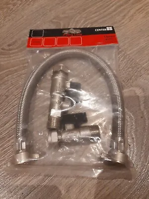 £10.99 • Buy Center 15mm Heating Filling Loop With Caps 171292