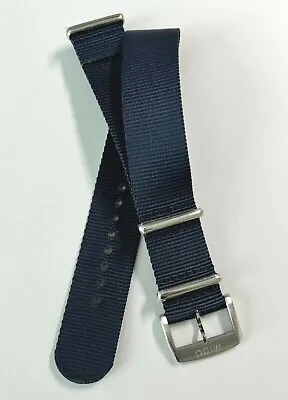 Original MIDO Ocean Star 22mm M026417A Blue Nylon Fabric Watch Band Strap  • $98