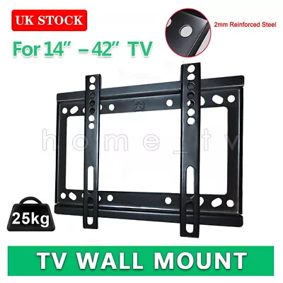 UK FAST Home TV Wall Bracket Mount For 14 16 21 23 26 32 42 Inch Plasma LED LCD • £9.99